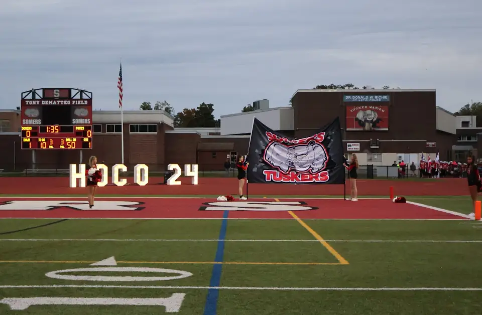 Somers athletics event atmosphere